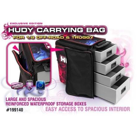 Maleta 1/8 TT Truggy HUDY. Referencia 199140.