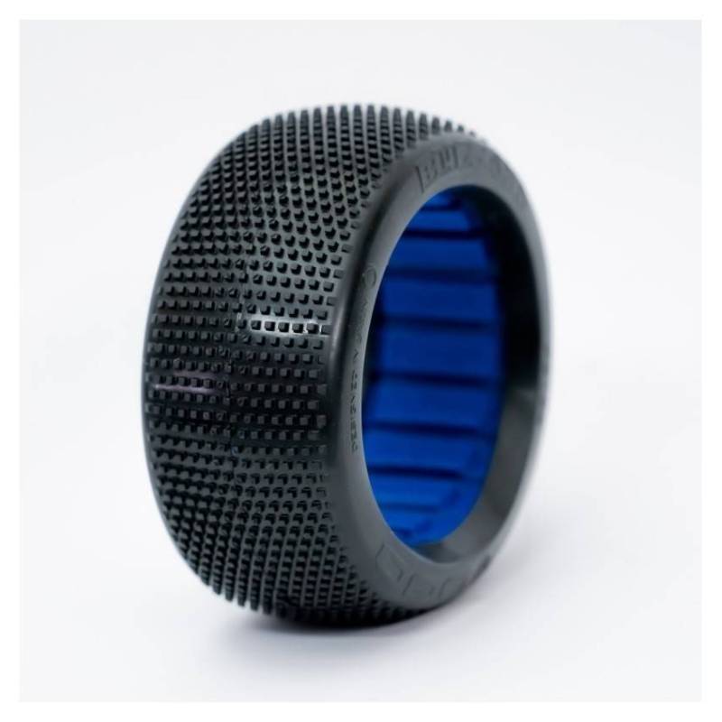 Ruedas Ogo Racing 1/8 Buggy Blizzard Soft Goma + Inserts 2 Piezas Compuesto H. Ref H2108S