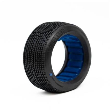 Ruedas Ogo Racing 1/8 Buggy Dana Hard Goma + Inserts 2 Piezas Compuesto H. Ref H2910H