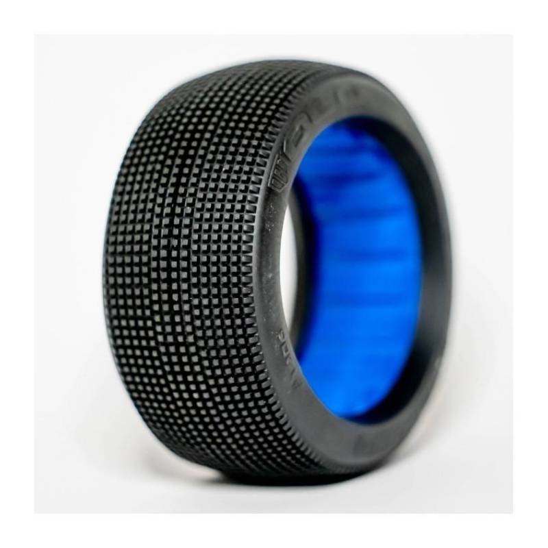 Ruedas Ogo Racing 1/8 Buggy Vulcano Soft Goma + Inserts 2 Piezas Compuesto H. Ref H1206S