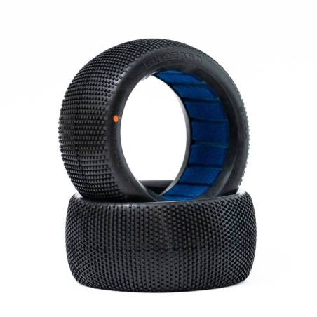 Ruedas Ogo Racing 1/8 Truggy Blizzard Soft Goma + Inserts 2 Piezas Compuesto H. Ref HT2108S