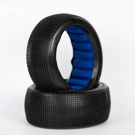 Ruedas Ogo Racing 1/8 Truggy Storm Super Soft Goma + Inserts 2 Piezas Compuesto H. Ref HT0304SS