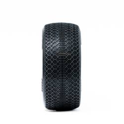 Ruedas Ogo Racing 1/8 Truggy Cheste Medium 4 Piezas Goma Bulk Compuesto H. Ref HT0103BM