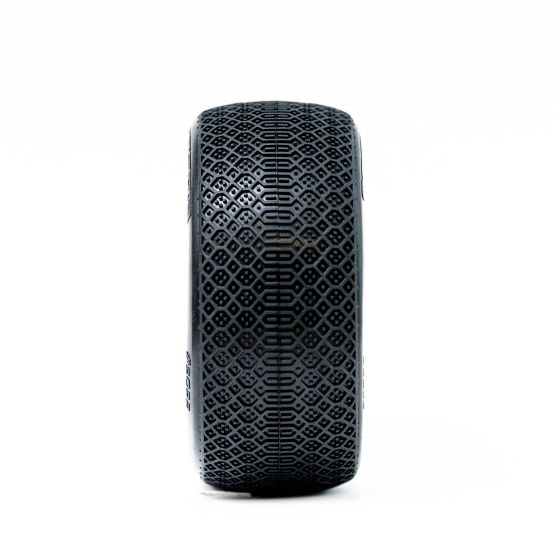 Ruedas Ogo Racing 1/8 Truggy Twister Medium 4 Piezas Goma Bulk Compuesto H. Ref HT1510BM