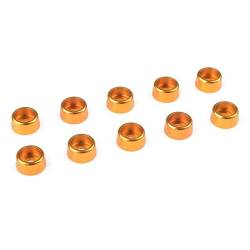 Arandela cilíndrica M3 oro Team Corally. Ref. C-31270