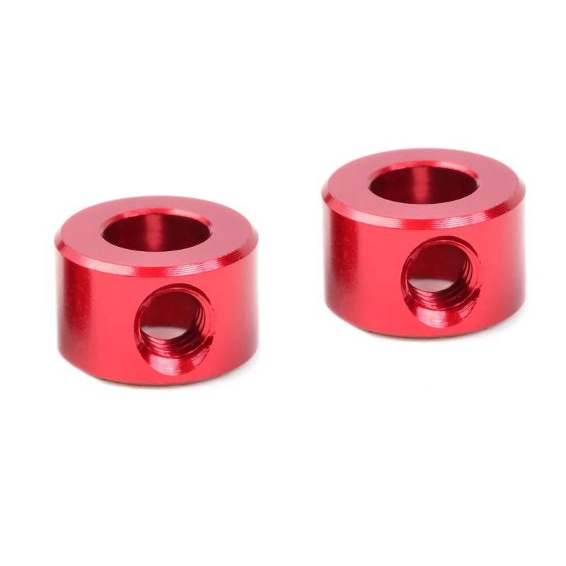 Collar barra estabilizadora aluminio rojo 2 piezas Team Corally. Ref. C-00180-231