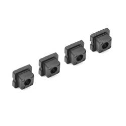 Set casquillos mariposa 5 mm 0 grados 4 piezas Team Corally. Ref. C-00180-735