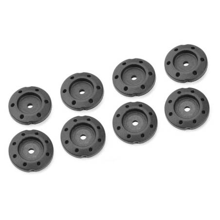 Pistones amortiguador HD 4 mm 8x1,2 y 6x1,4 8 piezas Team Corally. Ref. C-00180-768