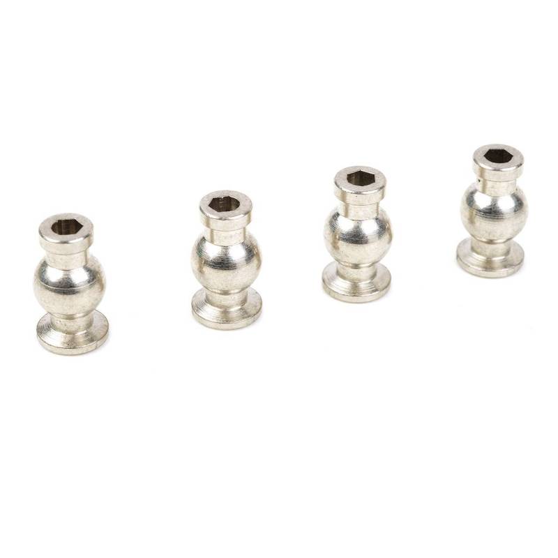 Bola 6,8 mm con hombro acero 4 piezas Team Corally. Ref. C-00180-150