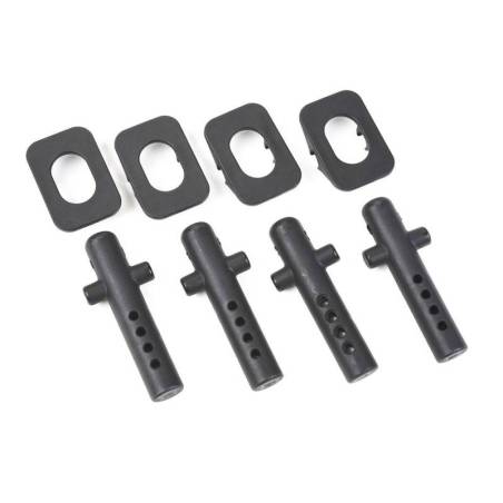 Poste carrocería soporte carrocería 4 piezas Team Corally. Ref. C-00180-1244