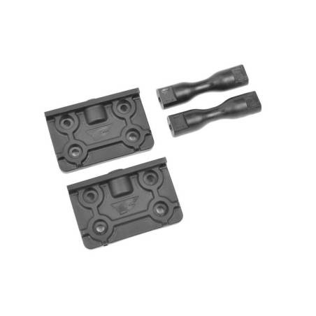 Soporte montaje alerón HD izquierda derecha 1 juego Team Corally. Ref. C-00180-908