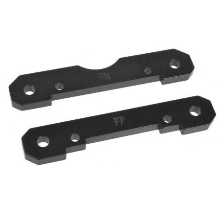 Placa montaje trapecios XB G2 delantero aluminio 4 mm 1 juego Team Corally. Ref. C-00180-973