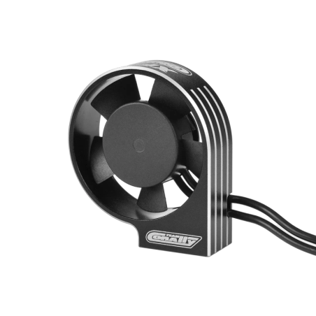 Ventilador alta velocidad 30 mm XF30 negro plata Team Corally. Ref. C-53115-2