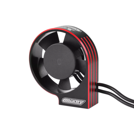 Ventilador alta velocidad XF30 rojo negro Team Corally. Ref. C-53115-1