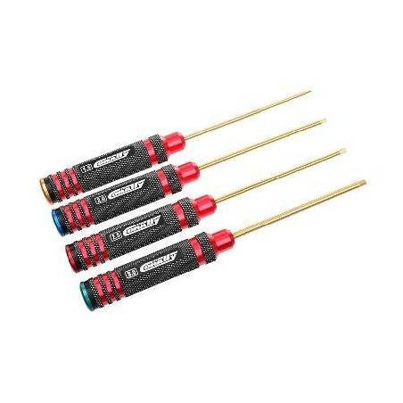 Set herramientas 1,5 2,0 2,5 3,0 mm Team Corally. Ref. C-16185