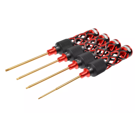 Set herramientas Platinum Pro 1,5 2,0 2,5 3,0 mm Team Corally. Ref. C-16440