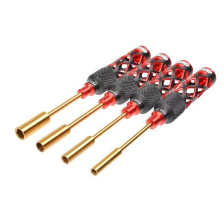 Set herramientas Platinum Pro 4,0 5,5 7,0 8,0 mm Team Corally. Ref. C-16470