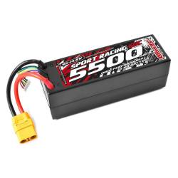 Batería Power Racing 60C 5500 mAh 4S 14,8 V XT90 carcasa dura Team Corally. Ref. C-49145-x