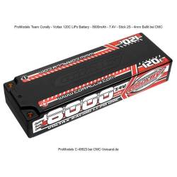 Batería LiPo Voltax 120C 8000 mAh 7,4 V Team Corally. Ref. C-49523
