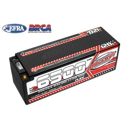 Batería LiPo Voltax 120C 6500 mAh 14,8 V Team Corally. Ref. C-49530