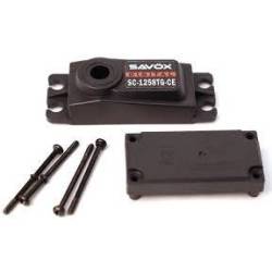 Caja Superior e Inferior + 4 Tornillos Servo SC1258TG-CE Savox. Ref CASC1258TG-CE