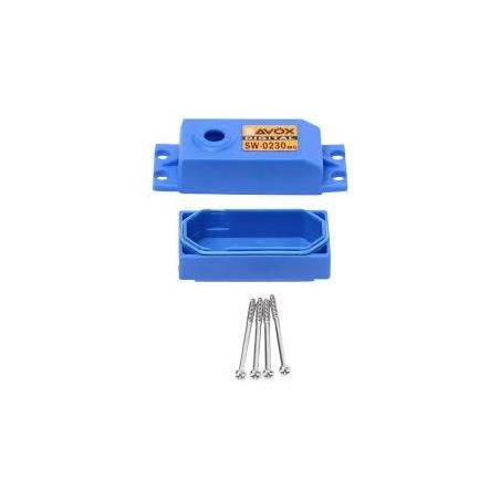Caja Superior e Inferior + 4 Tornillos Servo SW0230MG Savox. Ref CASE-SW0230MG