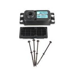 Caja Superior e Inferior + 4 Tornillos Servo SW1212SG Savox. Ref CASE-SW1212SG