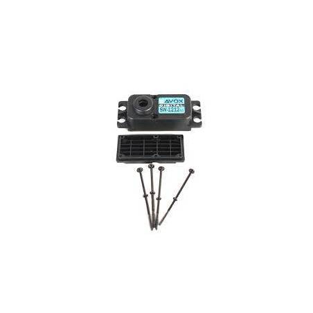 Caja Superior e Inferior + 4 Tornillos Servo SW1212SG Savox. Ref CASE-SW1212SG
