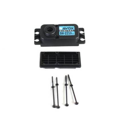 Caja Superior e Inferior + 4 Tornillos Servo SW2210SG Savox. Ref CASE-SW2210SG