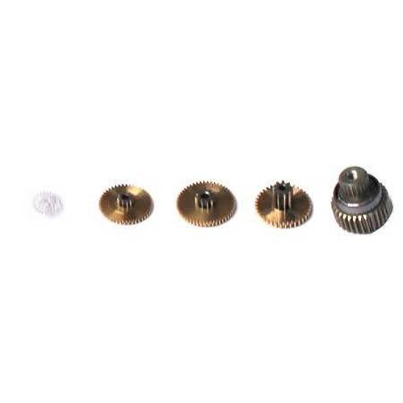 Piñonería + Rodamientos Servo SH0257MG Savox. Ref SG-SH0257MG