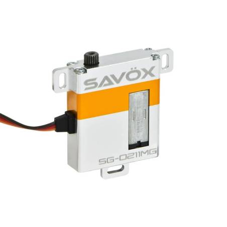 Caja Superior e Inferior + 4 Tornillos Servo SG0211MG Savox. Ref CASE-SG0211MG