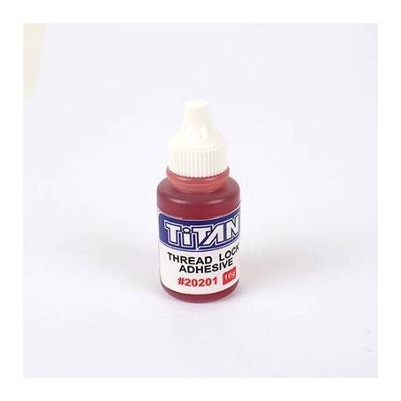 Fijatornillos duro 10 g rojo Team Titan. Ref 20201