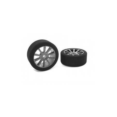 Ruedas traseras 1/10 shore 37 Team Titan. Ref c-14705-37