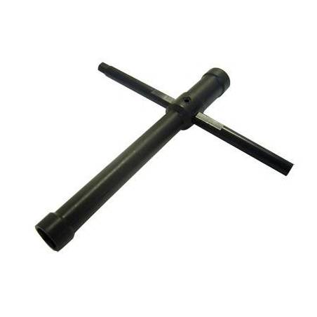 Llave bujías cuello largo volante inercia Team Titan. Ref 15002