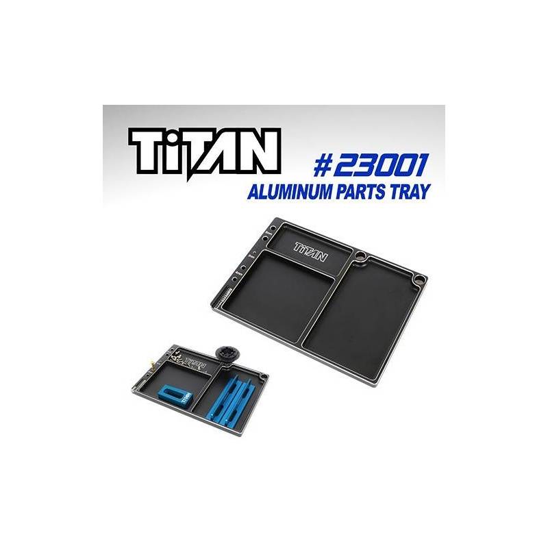 Bandeja piezas aluminio Team Titan. Ref 23001
