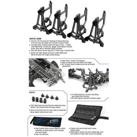 Mesa setup 1/10 on-road Team Titan. Ref 30101-2009
