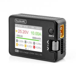 Cargador DC M7 LiPo 1-6S 10A 7-28V ToolkitRC