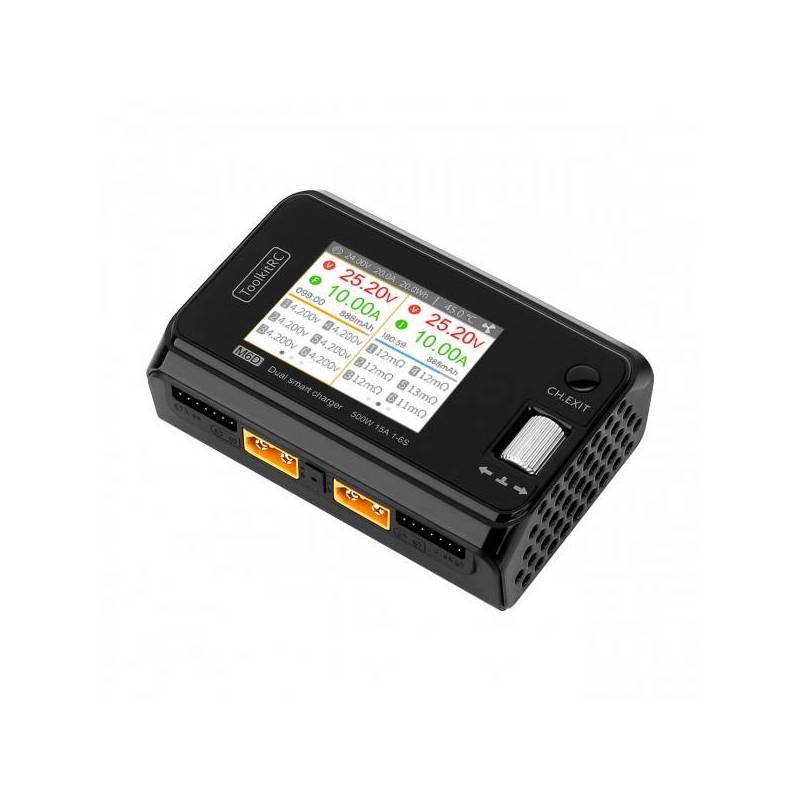 Cargador M6D LiPo 1-6S 15A Duo DC 7-28V ToolkitRC