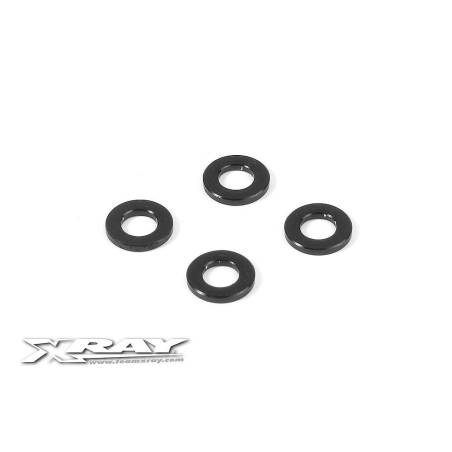 Arandelas aluminio 4x7.5x1 (4) Xray 353380