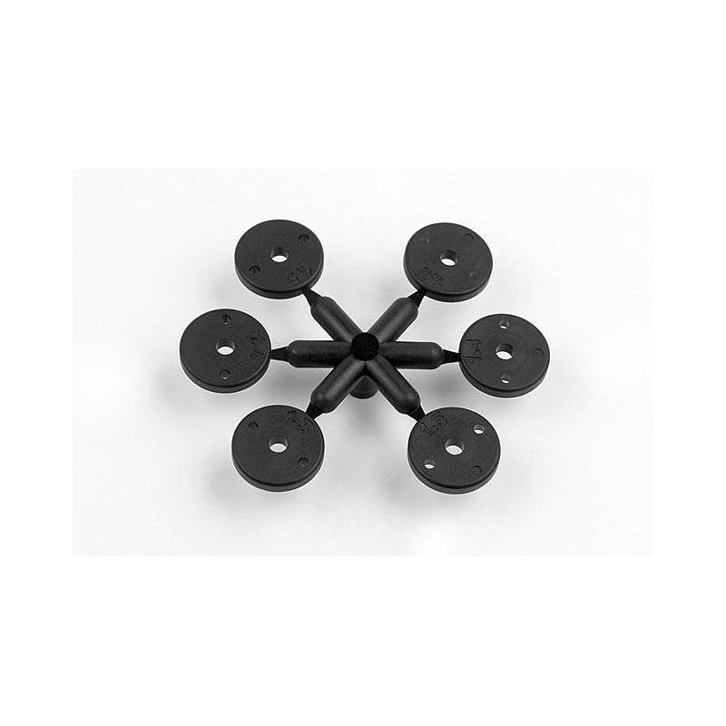 Set pistones amortiguador duros (2) Xray 358035