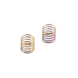 Front coil spring 4 mm pin C0.7 gold (2) Xray 372192