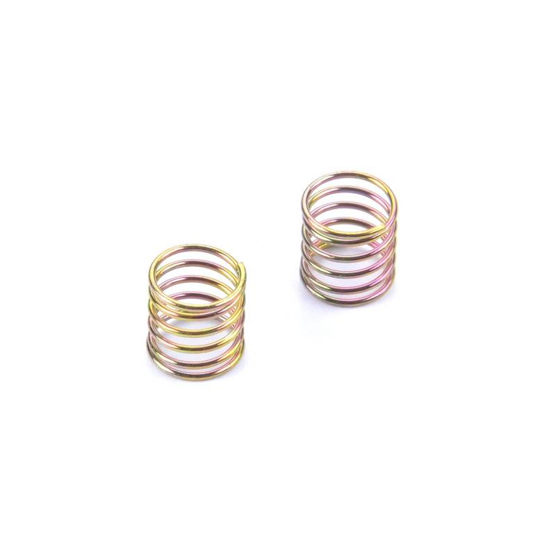 Front coil spring 4 mm pin C0.7 gold (2) Xray 372192