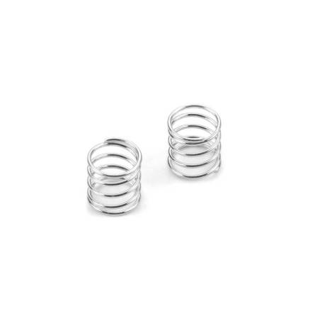 Front coil spring 4 mm pin C0.9 silver (2) Xray 372191