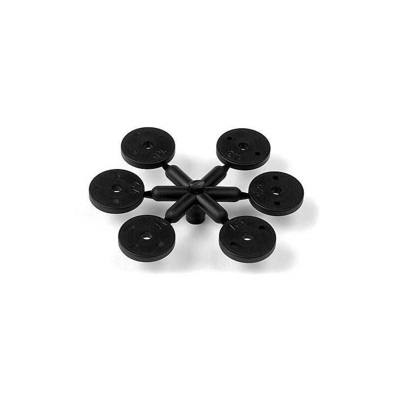 Set pistones amortiguador ancho (2) Xray 358036