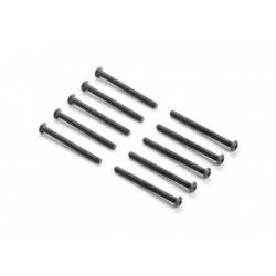 Tornillo hexagonal cabeza botón M3x35 (10) Xray 902335