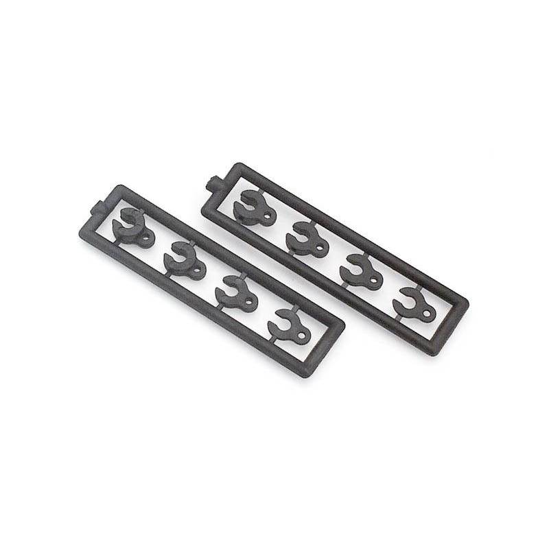 Caster clips set 4+3+2+1mm (2) Xray Ref. 302080