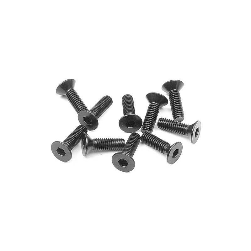 Tornillo Allen cabeza avellanada M3x10 (10) Xray 903310