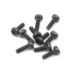 Tornillo botón Phillips 2x6 (10) Xray 907206