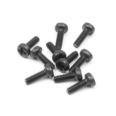 Tornillo botón Phillips 2x6 (10) Xray 907206