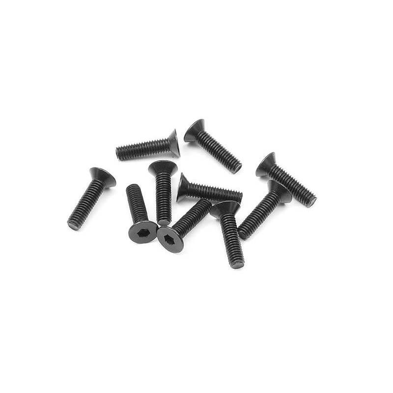 Tornillo hexagonal cabeza avellanada M3x12 (10) Xray 903312